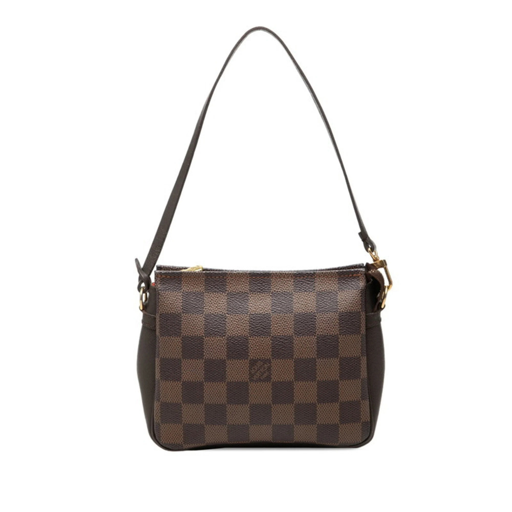 LOUIS VUITTON Authentic Brown Damier Leather Pouch